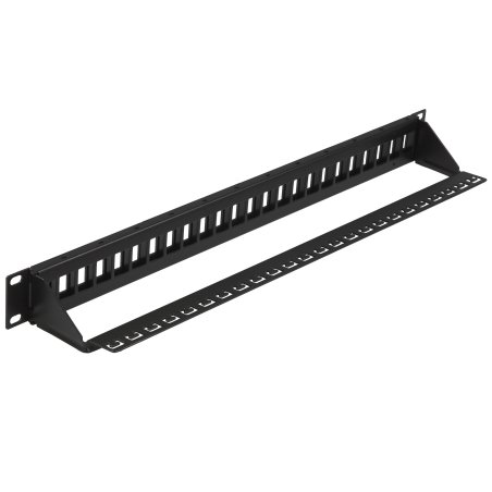 Патч-панель наборная Lanmaster LAN-PPN24OK-UTP 19" 1U 24xRJ45 UTP