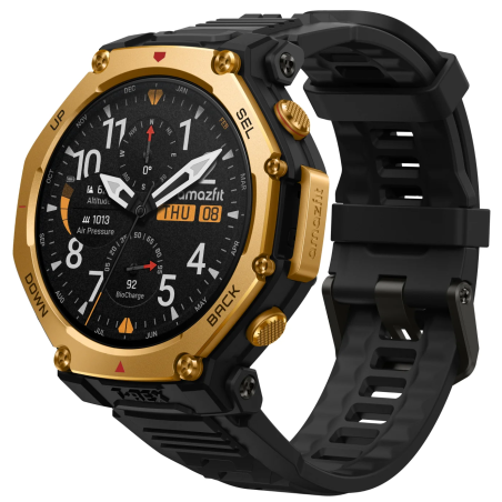 Умные часы Amazfit T-rex 3 Pro A2549 1.5" AMOLED корп.золотистый рем.белый