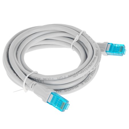 Патч-корд Vention прямой UTP cat.5е, RJ45 - 3 м. Серый VAP-A10-S300