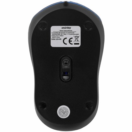 Мышь проводная оптическая Smart Buy SBM-329 Black-Blue