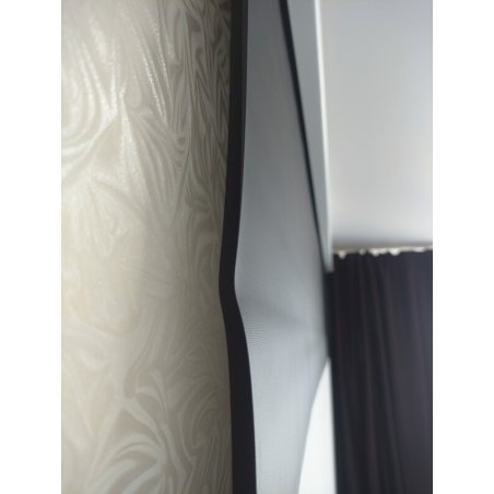 Настенный экран Lumien Master Picture 189х240 см Matte White FiberGlass, черн. кайма по периметру, доп. черн. кайма сверху 51 см 16:9