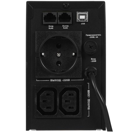 Источник бесперебойного питания ExeGate SpecialPro Smart LLB-1000.LCD.AVR.1SH.2C13.RJ.USB 1000VA/550W, LCD, AVR, 1*Schuko+2*C13, RJ45/11,USB, металлический корпус, черный