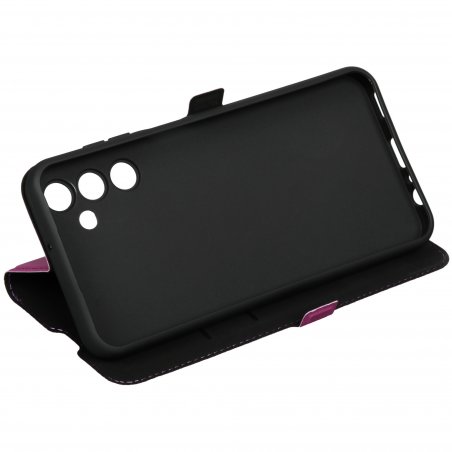 Чехол (флип-кейс) BoraSCO для Samsung Galaxy A15 Book Case фиолетовый
