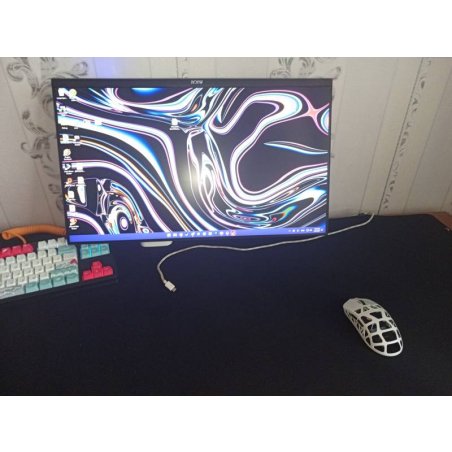 Коврик для мыши HyperX Pulsefire Средний черный/рисунок 360x4x300мм (4Z7X3AA)