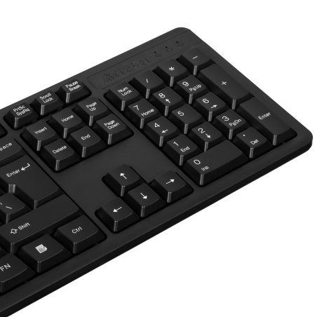 Клавиатура проводная A4Tech KKS-3, USB, черный
