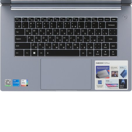 Ноутбук 15.6" Infinix INBOOK Y3 PLUS YL512 серый Core i3-1215U/16Gb/SSD 512Gb/IntelUHD/FHD/Win 11