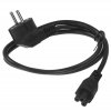 Кабель питания A1, A1-PC075-EU-C5-1M, 1 м., CEE 7/7 –C5, 3х0.75 мм², 2200 Вт., черный.