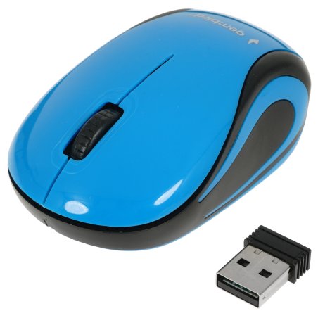 Мышь беспроводная Gembird MUSW-620 синий, 1200 dpi, радиоканал, USB, кнопки - 3