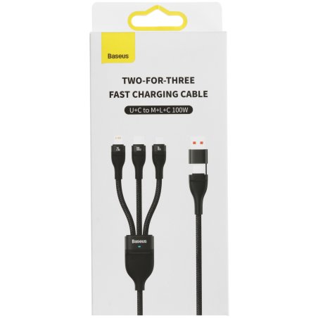 Кабель Baseus Flash Series II 1.2m Black (CASS030101)
