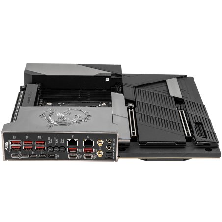 Материнская плата MSI MEG X870E GODLIKE, AM5, AMD X870E, 4xDDR5, 4xSATA, 7xM.2, 2xPCIe 5.0 x16, 1xPCIe 4.0 x4, 2xUSB-C DP, 1x10G LAN, 1x5Gb LAN, Wi-Fi 7, Bluetooth 5.4, 2xUSB-C 40Gbps, 5xUSB-C 10Gbps, 1xUSB-C 20Gbps, 8xUSB-A 10Gbps, 4xUSB-A 5Gbps, 4xUSB-A