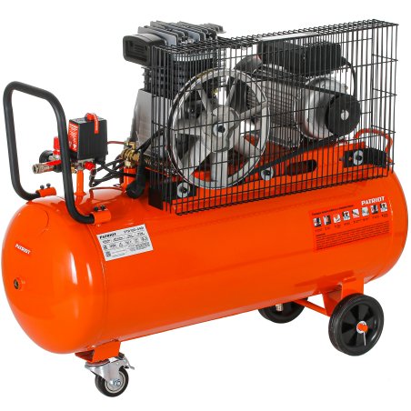 Компрессор поршневой Patriot PTR 100-440I масляный 440л/мин 100л 2200Вт оранжевый