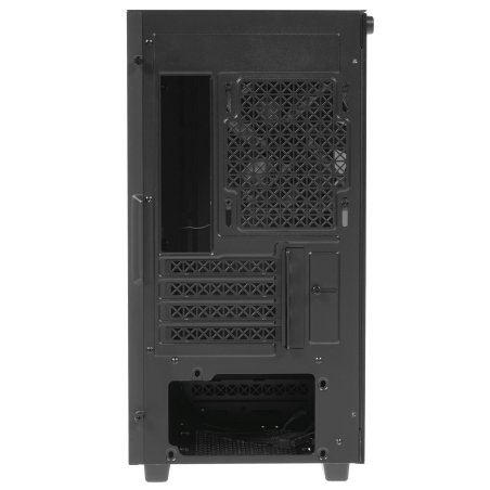 Компьютерный корпус Deepcool MACUBE 110 BK без БП, боковое окно (закаленное стекло), черный, mATX
