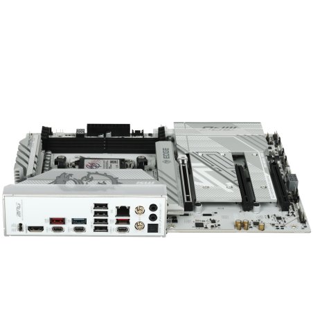 Материнская плата MSI MPG B850 EDGE TI WIFI, AM5, AMD B850, 4xDDR5, 4xSATA, 4xM.2, 1xPCIe 5.0 x16, 1xPCIe 4.0 x4, 1xPCIe 3.0 x1, 1xHDMI, 1x5Gb LAN, Wi-Fi 7, Bluetooth 5.4, 3xUSB-C 10Gbps, 1xUSB-C 20Gbps, 5xUSB-A 10Gbps, 4xUSB-A 2.0, 1xS/PDIF, 2x3.5 мм, 7.