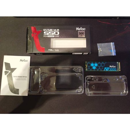 Накопитель SSD Netac NV3000, 250Gb, PCIe 3.0 x4, M.2 2280, NVMe, R/W 3000/1400