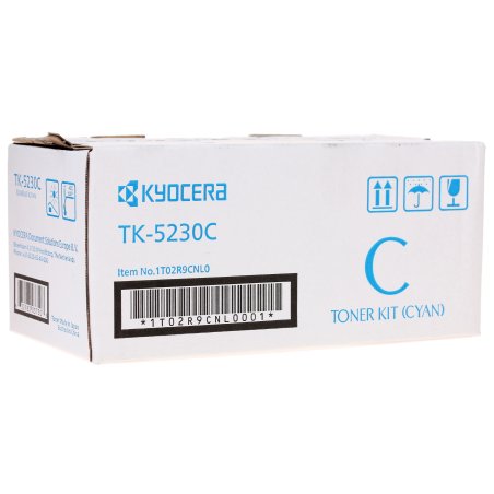 Картридж лазерный Kyocera TK-5230C (1T02R9CNL0) голубой для P5021cdn/cdw, P5026cdn/cdw, M5521cdn/cdw, M5526cdn/cdw 2200 стр.