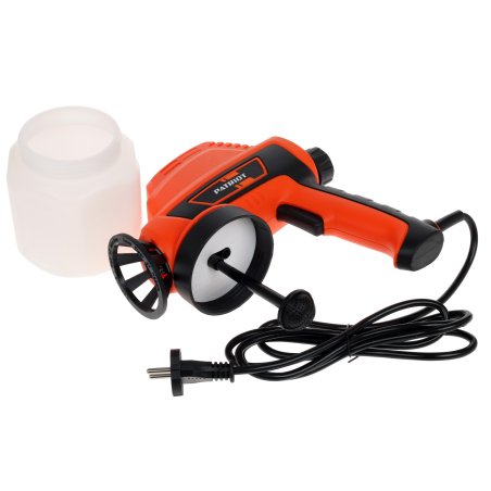 Краскопульт электрический PATRIOT SG110гибкая насадка, 110 Вт., 60 DIN/сек, 300 мл/мин. Резервуар: 800 мл