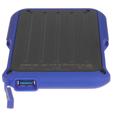 Внешний HDD 2.5" Silicon Power Armor A66, 1TB, USB 3.2 Gen 1 Type-A, 5400 rpm, черно-синий