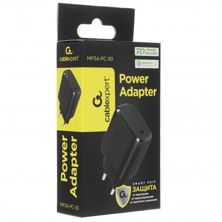 Сетевое зарядное устройство Cablexpert MP3A-PC-12 100/220V - 5V USB 2 порта, 2.1A, черный