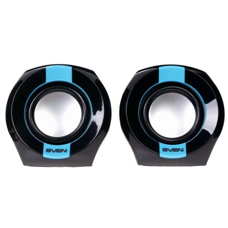 Акустическая система Sven 150 2.0 черный/синий 5Вт
