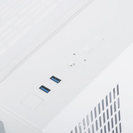 Компьютерный корпус 1STPLAYER MEGAVIEW MV6-T белый/mATX/MV6-TP-WH