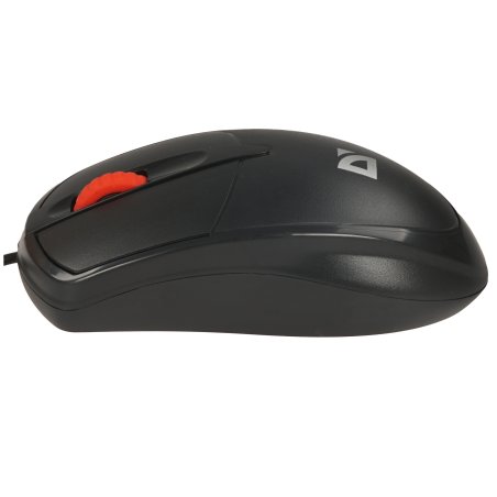Мышь проводная Defender Icon MB-057 черный, 1000 dpi, USB, кнопки - 3