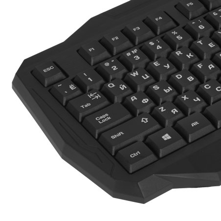 Клавиатура проводная Defender Ultra HB-330L RU, USB, черный