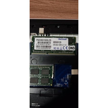 Оперативная память Patriot, DDR3L, 8Gb (1x8 GB), 1600 MHz, CL11, SO-DIMM