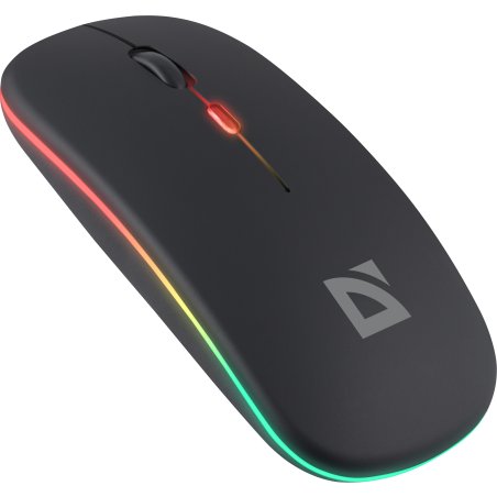 Мышь беспроводная Defender Coda MB-261 черный, 1600 dpi, радиоканал, Bluetooth, USB, кнопки - 4