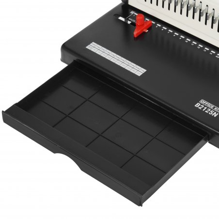 Переплетчик Office Kit B2125N A4/перф.23л.сшив/макс.500л./пластик.пруж. (4.5-51мм)