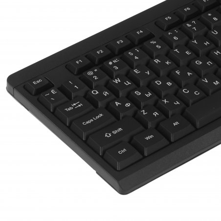 Комплект клавиатура+мышь Philips SPT6324 беспроводной, USB, 1000 DPI, чёрный