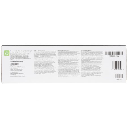 Картридж лазерный HP CF540A (HP 203A) черный для HP LaserJet M254/M280/M281 1400 страниц.