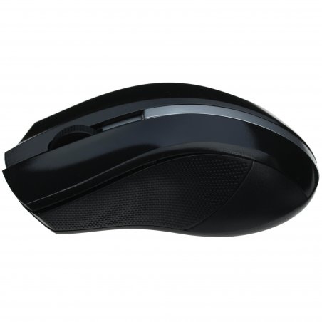 Мышь беспроводная Qumo Office M15 Style черный, 1000 dpi, радиоканал, USB, кнопки - 3