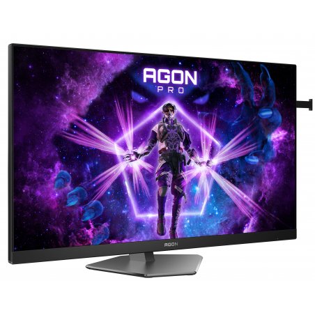 Монитор 24.1" AOC AGON PRO AG246FK6 TN 1920x1080, 540 Гц, 0.5 мс, 16:9, 400 кд/м², 2xHDMI 2.0, DP 1.4, 3.5 Jack, USB Hub (4x USB), HDR10, FreeSync Premium, черно-серый