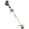 Триммер аккумуляторный GreenWorks GD82LTk5, 82V, 40 см, бесщеточный, с 1хАКБ 5 А·ч и ЗУ (2110607UB)