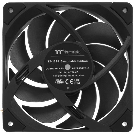 Комплект вентиляторов для корпуса Thermaltake TOUGHFAN EX12 Pro (3 шт.) черный, 120 мм, 2000 об/мин, 29.8 дБ, 4 pin