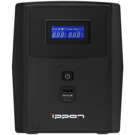 Источник бесперебойного питания Ippon Smart Power Pro II 2200 1200Вт 2200ВА черный