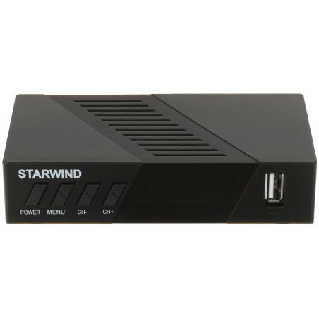 Ресивер DVB-T2 Starwind CT-140 черный