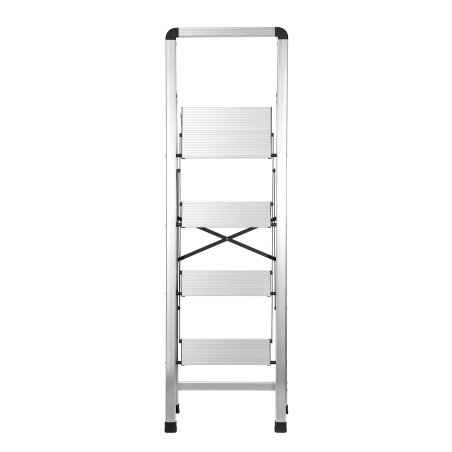 Стремянка MASTER HOUSE Бриена (алюминиевая), 4 ступени, цвет алюминий 84164