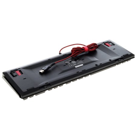 Клавиатура проводная A4 B975 механическая черный USB Gamer LED (подставка для запястий)