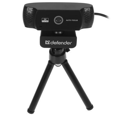 Веб-камера Defender G-lens 2590 черный (3,7МП, QHD 2K 1440p, 86,1°)