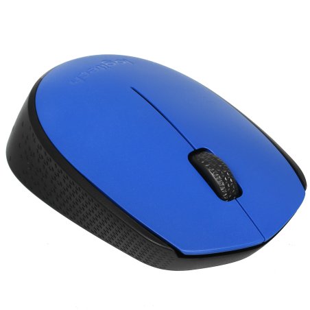 Мышь беспроводная Logitech M170 черный/темно-серый, 1000 dpi, радиоканал, USB, кнопки - 3