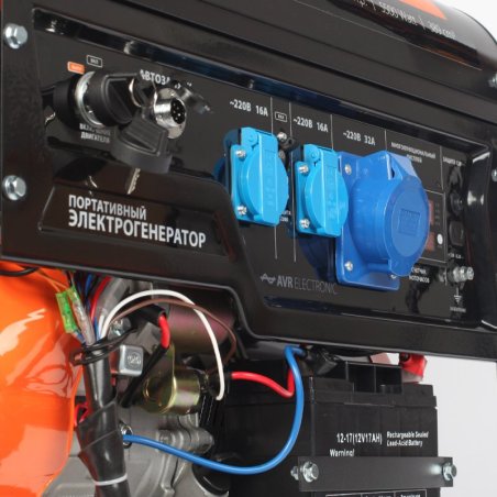 Электрогенератор бензиновый Patriot GP 6510AE, 5.5 кВт, 78 дБ, 80 кг