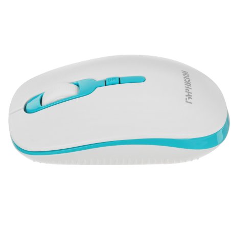 Мышь беспроводная Гарнизон GMW-460-2 белый/бирюзовый, 1600 dpi, радиоканал, USB, кнопки - 4