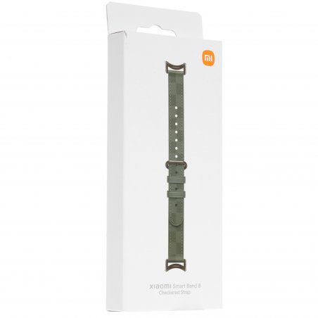 Ремешок для смарт-часов Xiaomi Smart Band 8 Checkered Strap Green