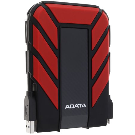 Внешний HDD 2.5" ADATA HD710P, 2TB, USB 3.2 Gen 1 Type-A, 5400 rpm, черный/красный