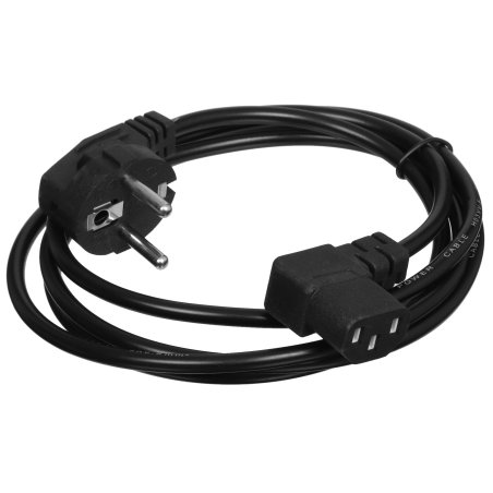 Кабель комп - розетка 220V EU (угол-угол), 1.8m, iOpen ACE021R-1.8M