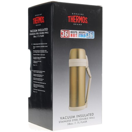 Термос Thermos FDH Stainless Steel Vacuum Flask 1.65 л. стальной/черный (923646)