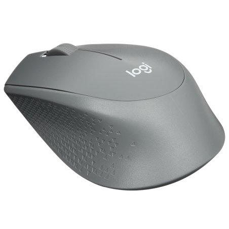 Мышь беспроводная Logitech M280 серый, 1000 dpi, радиоканал, USB, кнопки - 3