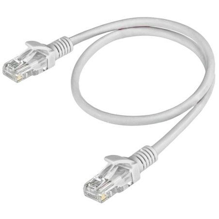 Патч-корд ExeGate UTP-RJ45-RJ45-5e-CU-0,3M-GY, UTP, cat.5e, 0.3м, медь, серый