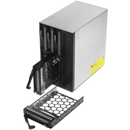 Сетевое хранилище TerraMaster D6-320 DAS tower/JBOD,RAID0,1/up to 2 SATA(3,5' or 2,5')/1xUSB3.2 Type-C gen2/1xPS/1YW